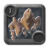 Broken scholar statue