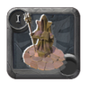 Magician statue