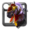 Mage Adventurer's Armored Horse