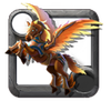 Armored Goldmane Pegasus