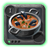 Sopa de almeja verdosa