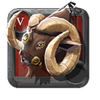 Saddled Bighorn Ram