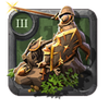 Gold Monster Slayer Statue