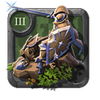 Silver Monster Slayer Statue