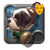 Direwolf Skin: Recruiter's Saint Bernard