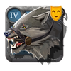 Direwolf Skin: Recruiter's Grey Wolf